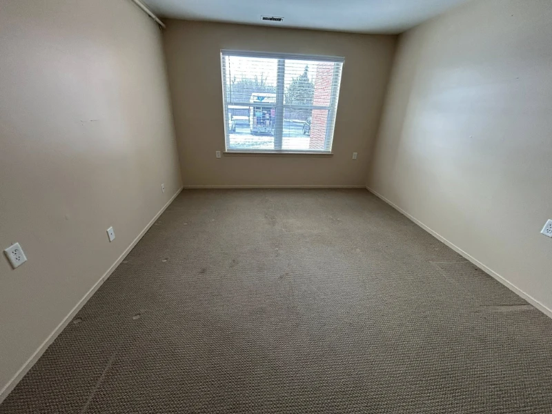 After bedroom junk removal in Lubbock TX, clean and empty room after full cleanup