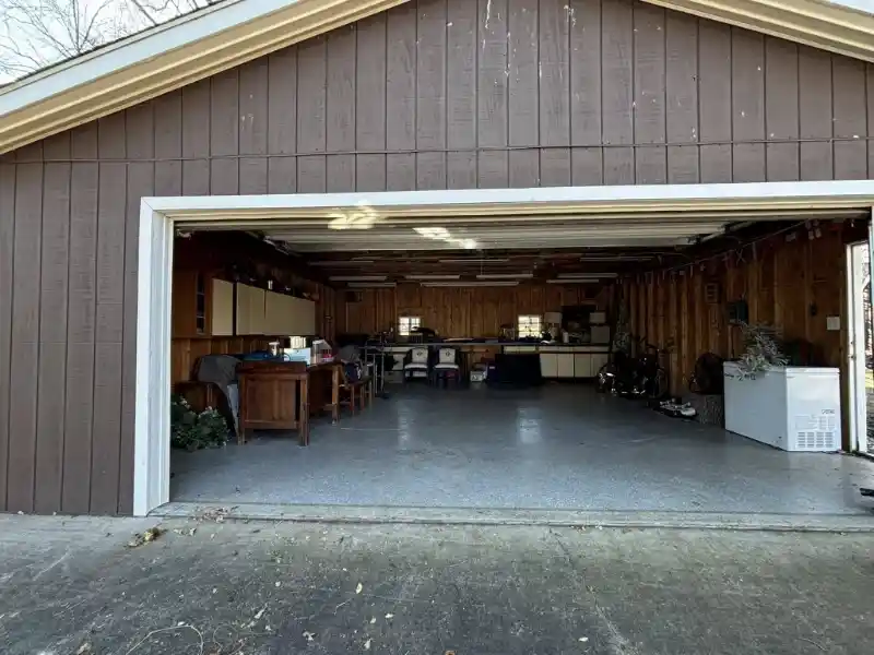 After garage cleanout in Lubbock TX showing organised and junk free space