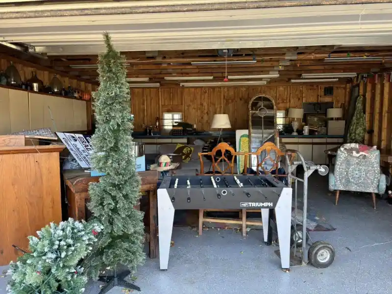 Before garage junk removal